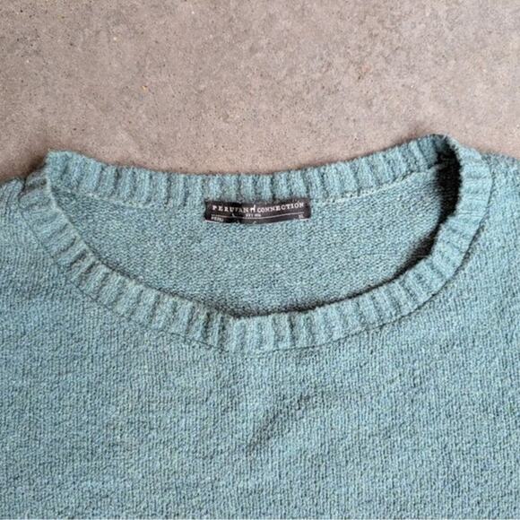 Peruvian Connection Knit Sweater Women's Size XL Crewneck Cozy Lagenlook Quality - Picture 4 of 10